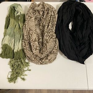 Scarf Bundle — three,‎ all one size